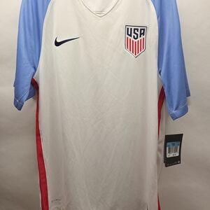 Nike USA Soccer Jersey 2016 World Cup Home USA Dri Fit Logo Mens M